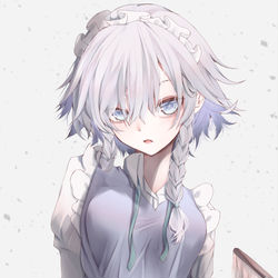 This is a pixiv picture whose title is 咲夜.