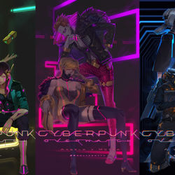 This is a pixiv picture whose title is CyberWatch.