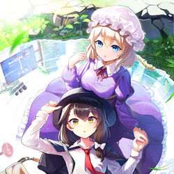 This is a pixiv picture whose title is 幽閉サテライト / 森羅万象に触れて～驚～.