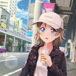 This is a pixiv picture whose title is 地元の渡辺さん.