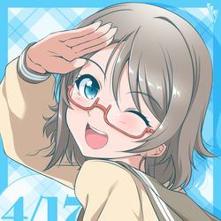 This is a pixiv picture whose title is メガネ曜.