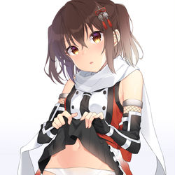 This is a pixiv picture whose title is たくしあげ川内さん.