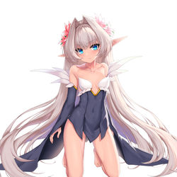 This is a pixiv picture whose title is フローラルエルフ.