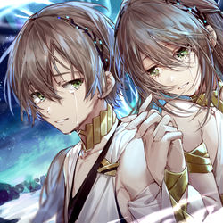 This is a pixiv picture whose title is マカリオス & アデーレ.