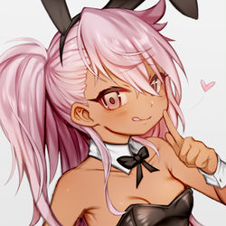 This is a pixiv picture whose title is バニクロ.