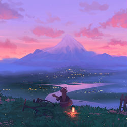This is a pixiv picture whose title is Calm Lands.