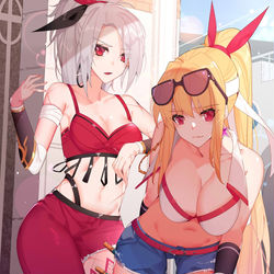 This is a pixiv picture whose title is 格闘家.