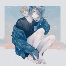 This is a pixiv picture whose title is 陽.