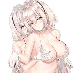 This is a pixiv picture whose title is 白いお姉さんたち.