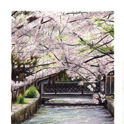 This is a pixiv picture whose title is 京都 木屋町にて.