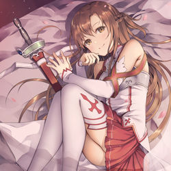 This is a pixiv picture whose title is アスナ.
