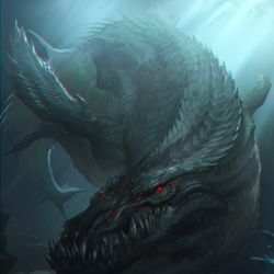 This is a pixiv picture whose title is モササウルス.