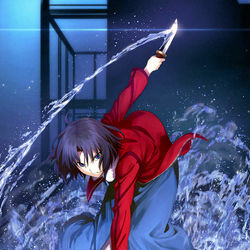 This is a pixiv picture whose title is 両儀式.
