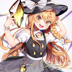 This is a pixiv picture whose title is マリガーネット×透明×魔理沙.