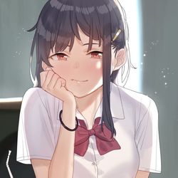 This is a pixiv picture whose title is JKちゃん.