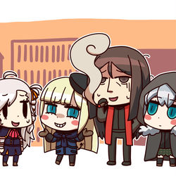 This is a pixiv picture whose title is 事件簿&FGO.