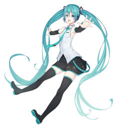 This is a pixiv picture whose title is 初音ミクｖ３.