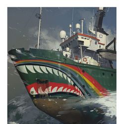 This is a pixiv picture whose title is 【fishman】.