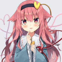 This is a pixiv picture whose title is ねこロングさとりん.