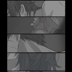 This is a pixiv picture whose title is 吻.