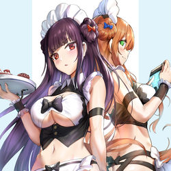 This is a pixiv picture whose title is 戦術メイド.
