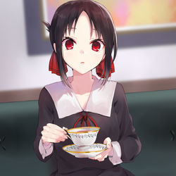 This is a pixiv picture whose title is かぐや様は気付いていない.