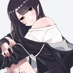 This is a pixiv picture whose title is KURO NO COORDINATE JUNBI-GO.