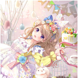 This is a pixiv picture whose title is イースター.