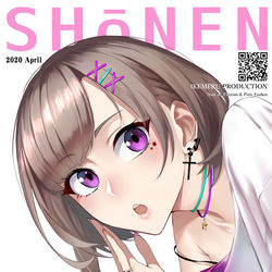 This is a pixiv picture whose title is pink.