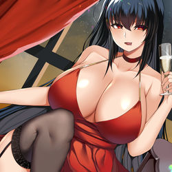 This is a pixiv picture whose title is 🥂.