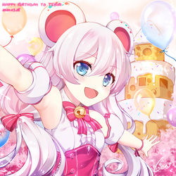 This is a pixiv picture whose title is 德丽莎生贺2020.
