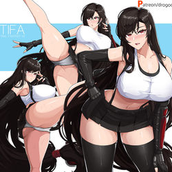 This is a pixiv picture whose title is FINAL FANTASY Ⅶ : Tifa.