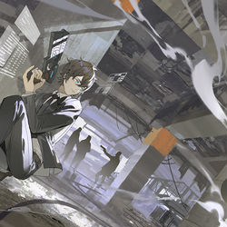 This is a pixiv picture whose title is 無題.