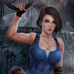 This is a pixiv picture whose title is Jill Valentine.