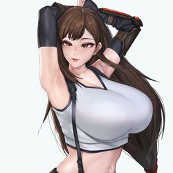 This is a pixiv picture whose title is Tifa.