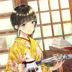 This is a pixiv picture whose title is 珈琲をしづかに2.