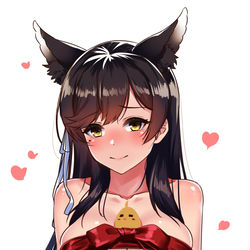 This is a pixiv picture whose title is おっぱいリボン愛宕.