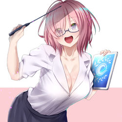 This is a pixiv picture whose title is マシュ先生.