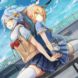 This is a pixiv picture whose title is ブキアヤ.