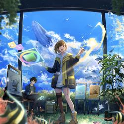 This is a pixiv picture whose title is no title.