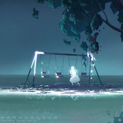 This is a pixiv picture whose title is 像棉花糖  风和夏日的萤火虫.
