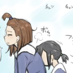 This is a pixiv picture whose title is 徹夜明け.