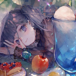 This is a pixiv picture whose title is 午後３時のきらきら。.