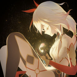 This is a pixiv picture whose title is 是未熄的烛火.