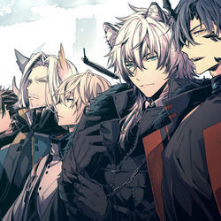 This is a pixiv picture whose title is アークナイツ(博炎2).
