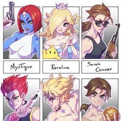 This is a pixiv picture whose title is SixFanarts 2.