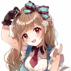 This is a pixiv picture whose title is 似合ってます？.