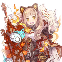 This is a pixiv picture whose title is 猫耳ずきんちゃん.