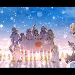 This is a pixiv picture whose title is VOCALOID.