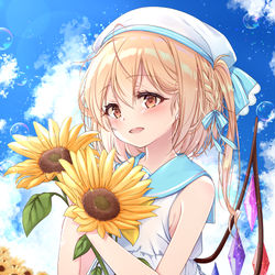 This is a pixiv picture whose title is 夏🌻🌻🌻.